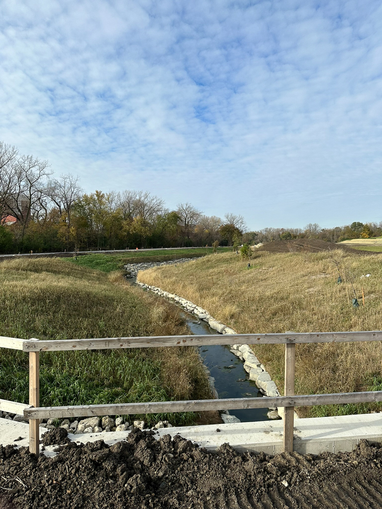 narrow channel Robbins Park